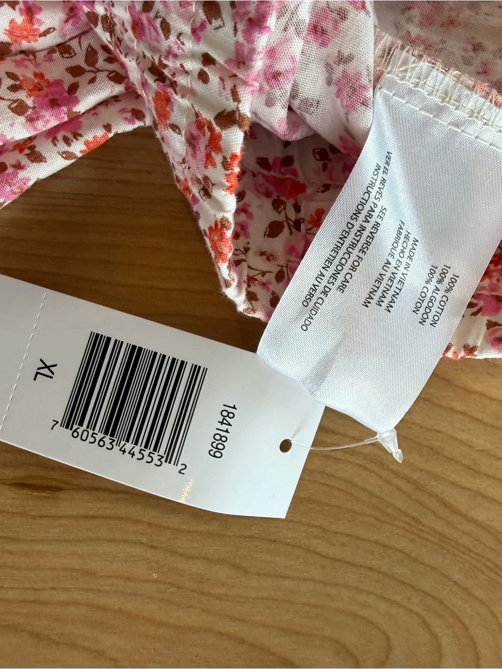 NWT GAP Rose Pink Floral Drawstring Pajama Pants XL